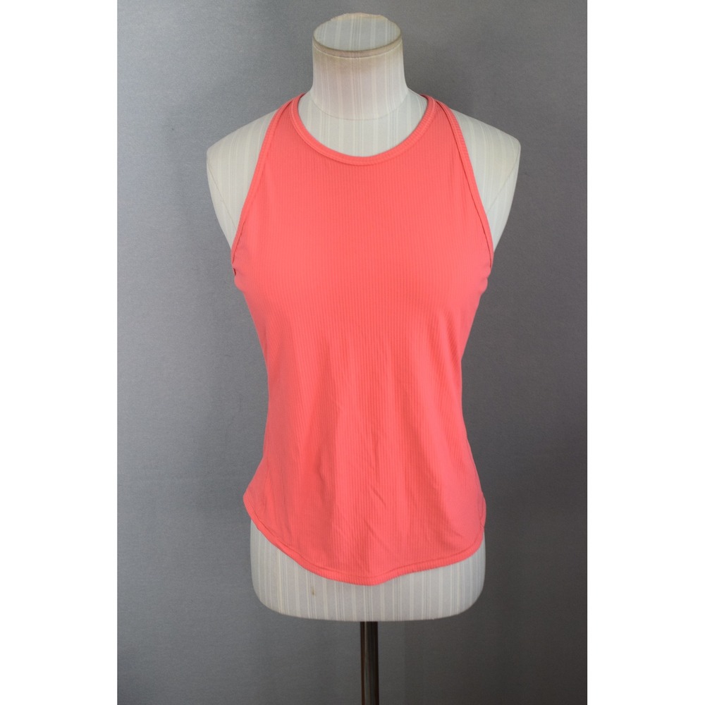 Lululemon Base Pace Ribbed Tank Top 6 Raspberry Cream Racerback Women Yoga Gym